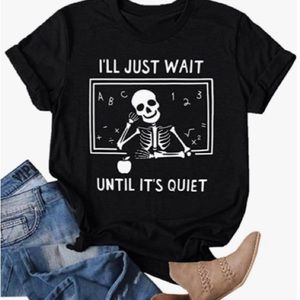 Teacher T-Shirt NEW Large Halloween